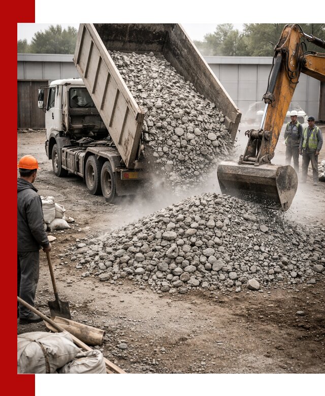 Доставка дробленого бетона в Саранске оптом и в розницу