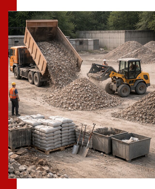 Вторичные материалы для отсыпки в Саранске — поставка и доставка