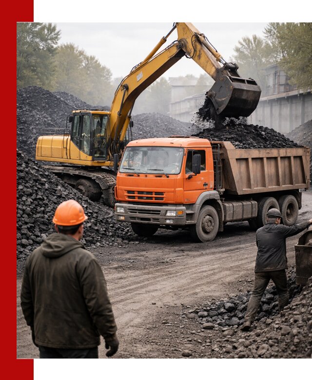 Доставка угля автотранспортом в Саранске быстро и выгодно