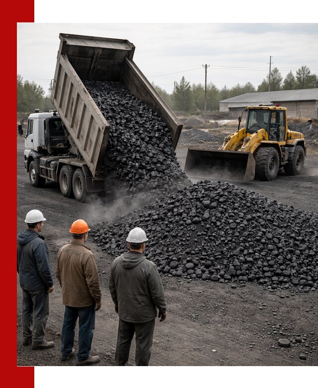 Доставка угля антрацита в Саранске с самосвалами и погрузкой