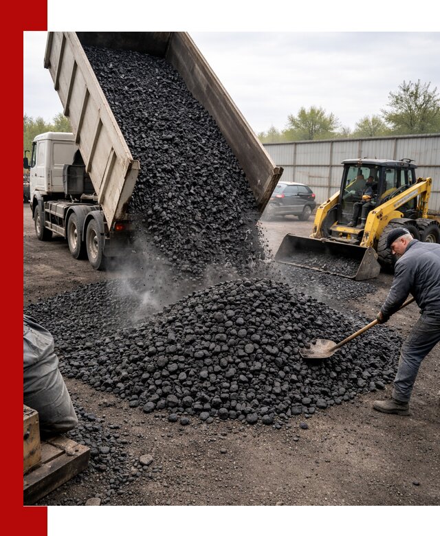 Доставка угля орех в Саранске оптом и в розницу