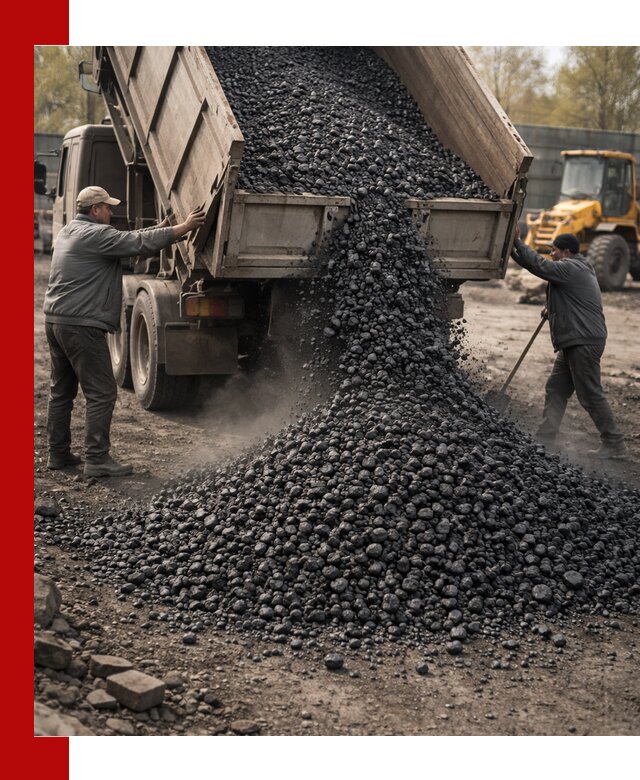 Доставка угля семечка самосвалами в Саранске
