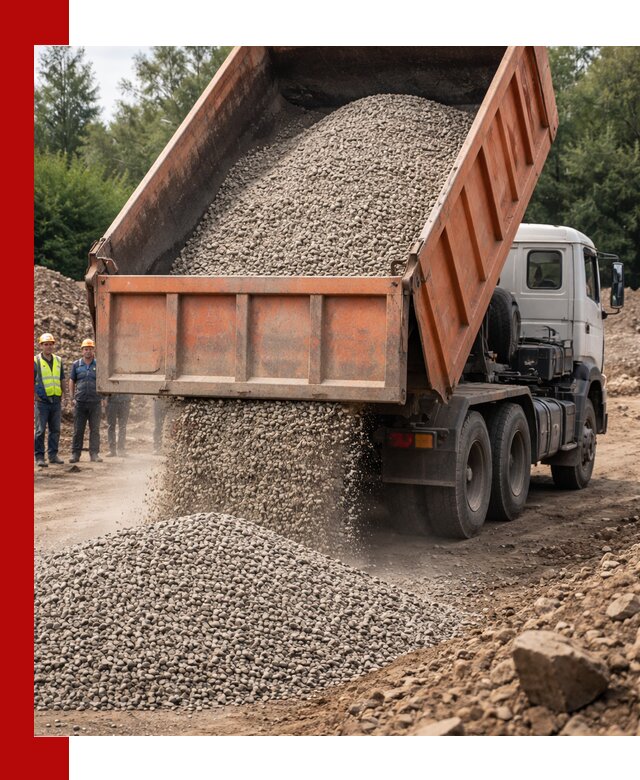 Доставка сыпучих материалов самосвалом в Саранске быстро и надежно