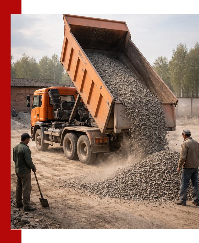 Доставка самосвалом 20 м3 в Саранске быстро и надежно