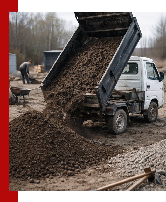 Аренда минисамосвала в Саранске для доставки сыпучих материалов