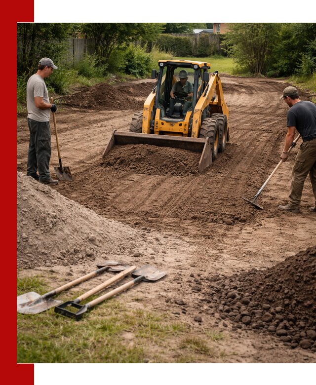Планировка участка грунтом с вывозом и доставкой в Саранске