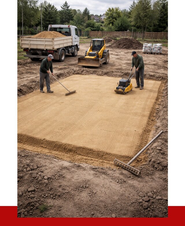 Устройство песчаной подушки в Саранске от 4741 р. ПРОНЕРУДСрн